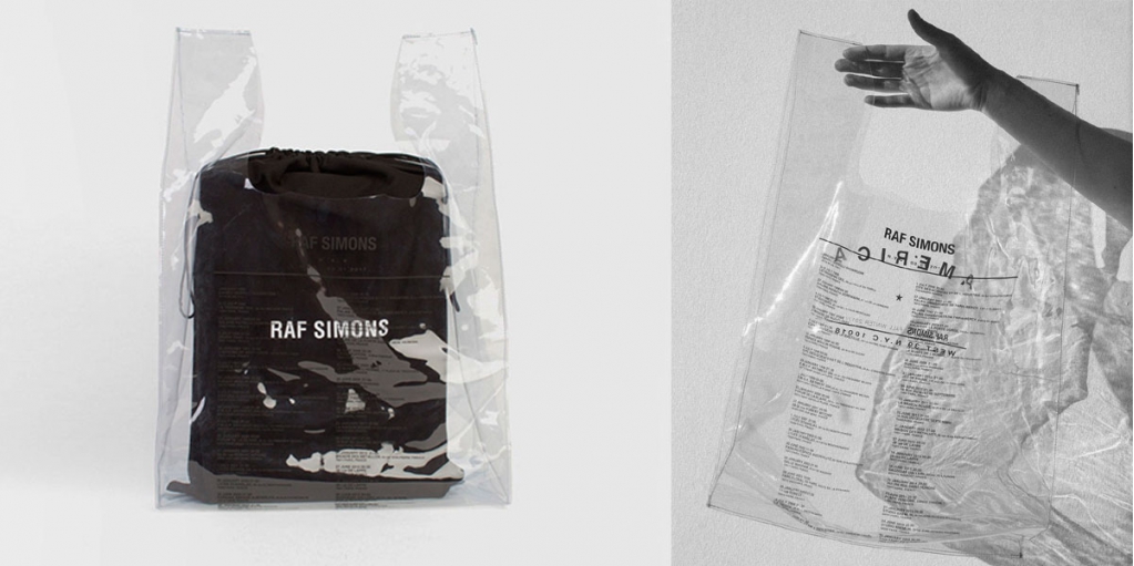 Раф Симонс выпустил пластиковый пакет стоимостью 223 доллара