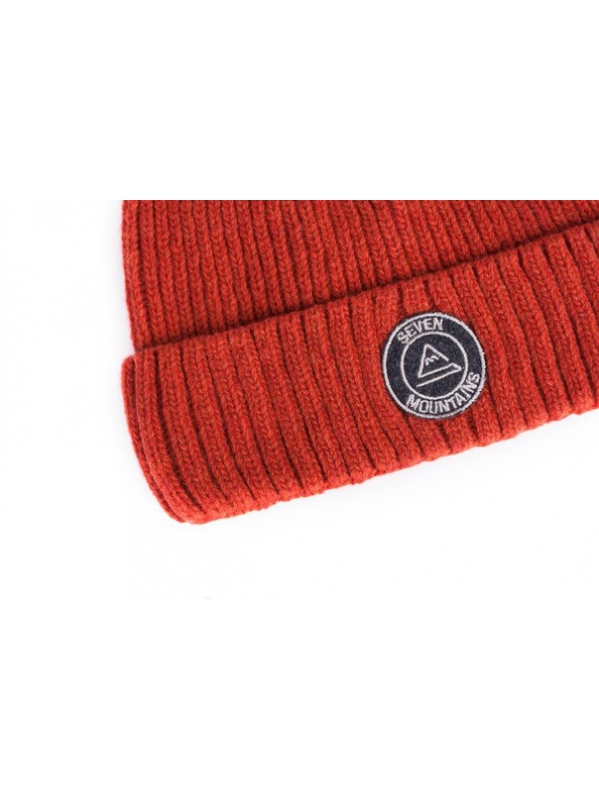 Logo knit hat / Orange